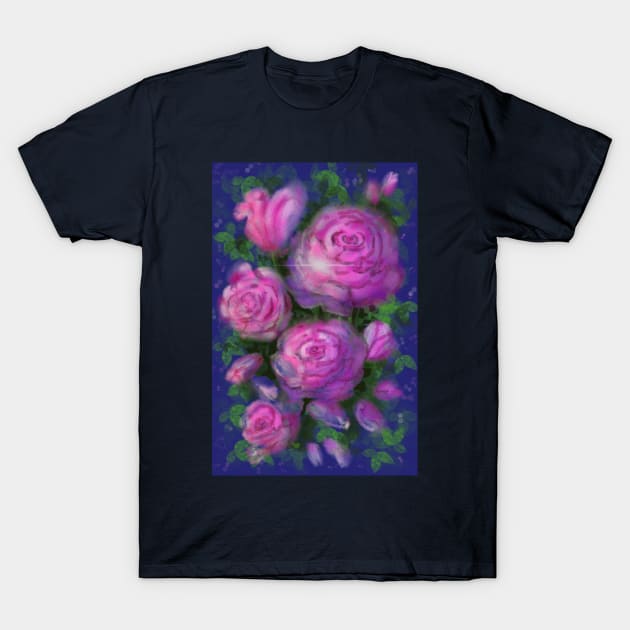 Roses T-Shirt by ArtKsenia
